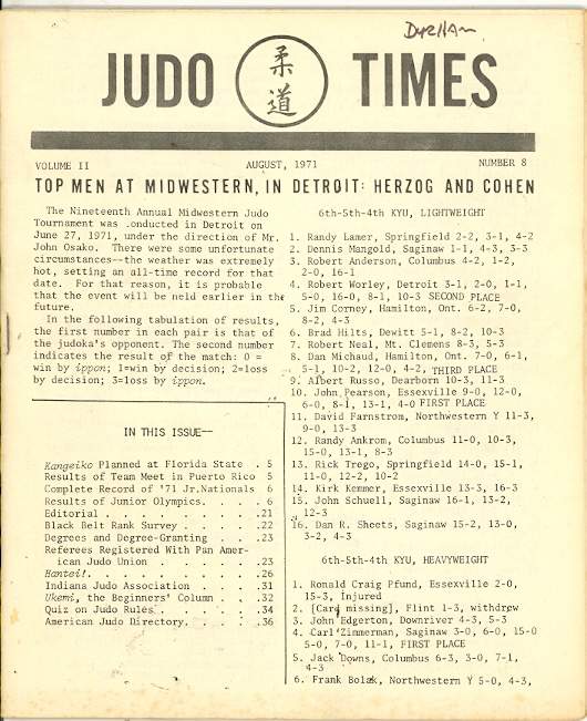 08/71 Judo Times